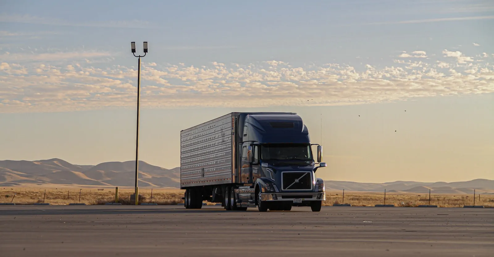 Flotte de camions suivie par GPS